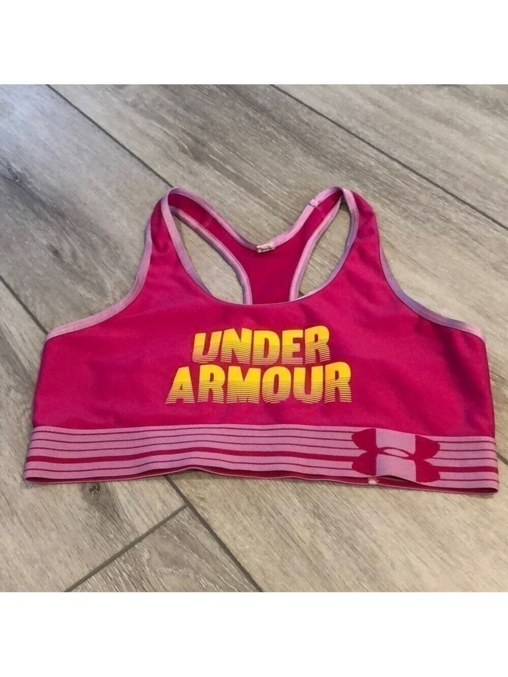 UNDER Armour girls sports bra size large